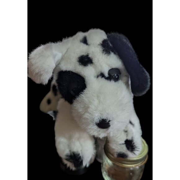 Dalmatian Plush Stuffed Animal Toy Soft & Cuddly Black & White Puppy dog spots - Picture 5 of 10
